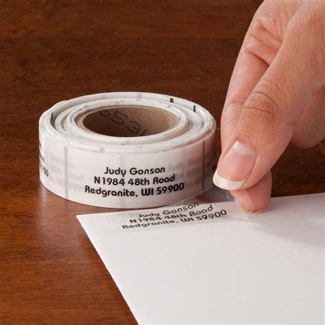 Clear Printable Address Labels