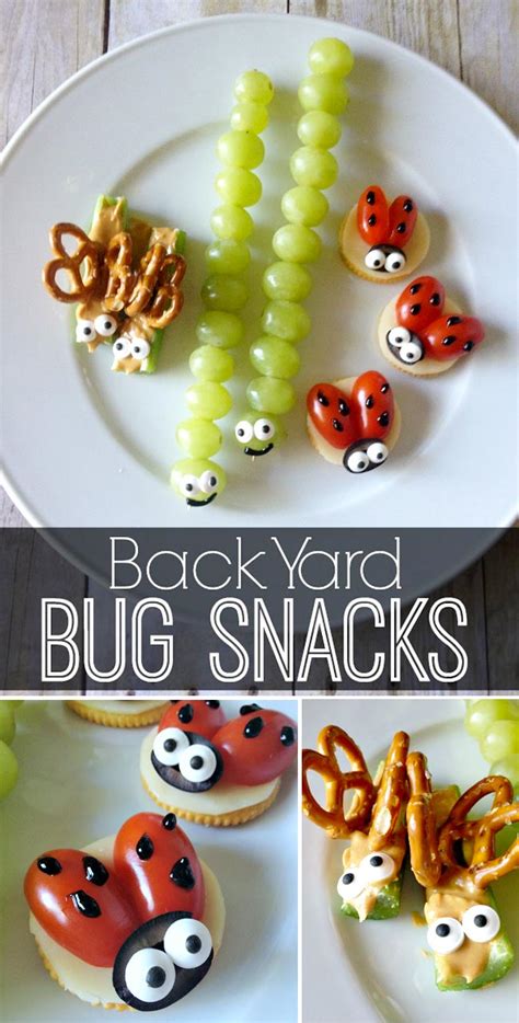 Bacon and breadsticks should be part of your dinner menu. Back Yard Bug Snacks