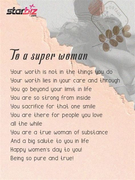 Most Meaningful Women?s Day Poems For Mom And Wife - StarBiz.com