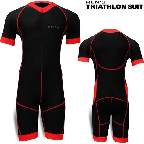 Herren Triathlon Tri Anzug Gepolstert Kompression Laufen Schwimmen Radfahren Skinsuit Ebay