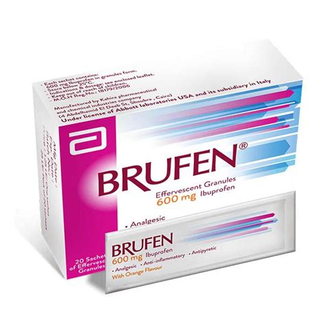 Buy Brufen 600mg Effervescent Granules 20 Sachets Life Pharmacy