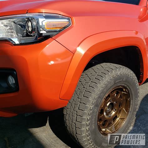 Toyota Tacoma Wheels Featuring Lazer Bronze Prismatic Powders