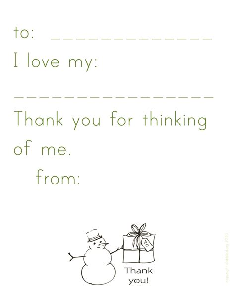 6 Best Images Of Thank You Note Printable Template Printable