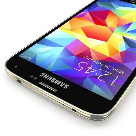 Samsung Galaxy S5 Gold 3d Model 29 Max Obj Fbx Free3d
