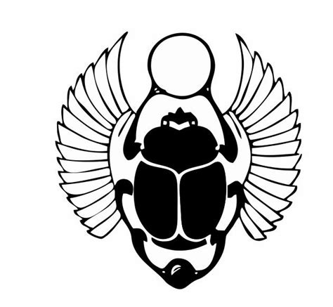 Egyptian Scarab Beetle Drawing at GetDrawings | Free download