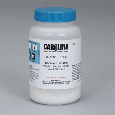 Sodium Fluoride Powder Laboratory Grade 100 G Amazon Com