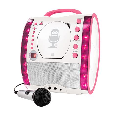 The Singing Machine Sml343 Portable Cdg Bluetooth Karaoke System With
