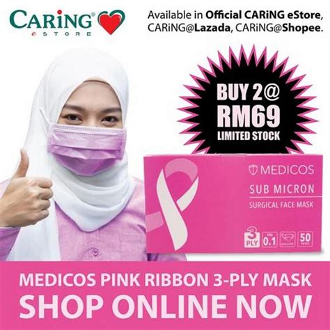 Some are meant to be washed off; 29 Oct 2020 Onward: Caring Pharmacy Medicos Pink Ribbon ...