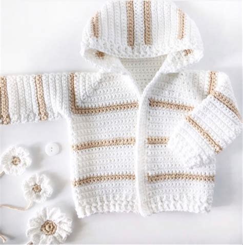Daisy Farm Crafts Crochet Baby Sweater Pattern Baby Sweater Patterns