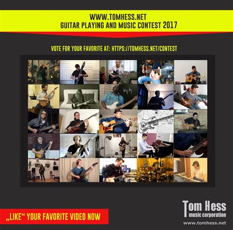 Tom Hess Guitar Playing And Music Contest 2017