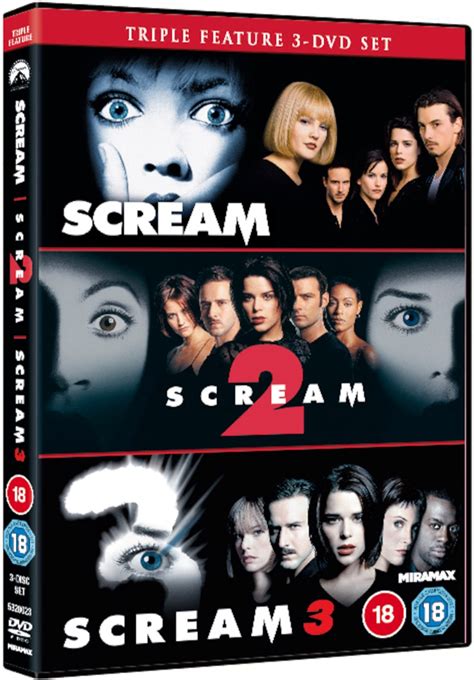 Scream Trilogy Dvd Box Set Free Shipping Over £20 Hmv Store