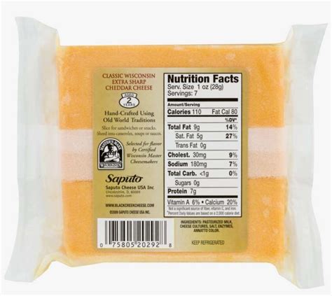 2 Slices Cheddar Cheese Nutritional Info Nutrition Pics