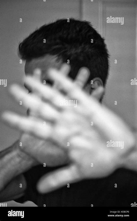 Hand Blocking Face Black And White Stock Photos And Images Alamy