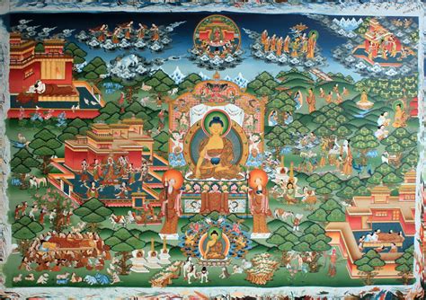 Thangka Of The Life Of Buddha Special Design