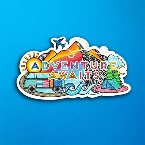 Adventure Awaits Sticker (WATERPROOF)