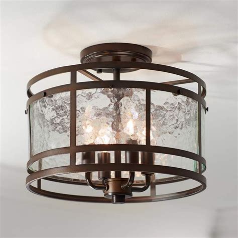 Elwood Wide Oil Rubbed Bronze Light Ceiling Light Embrace The Old School Look And Feel