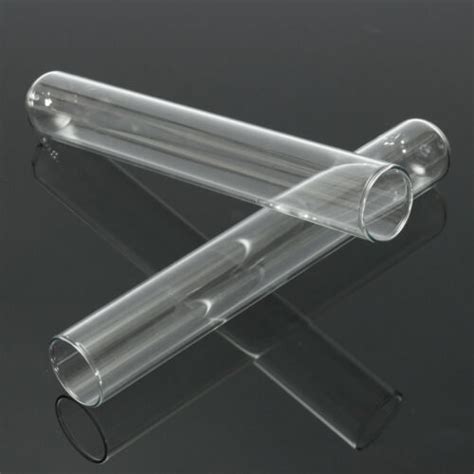 5 pz provette in vetro pyrex bordate laboratorio di soffiaggio chimica borosilicato 12 30 mm ebay