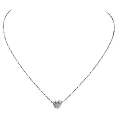 Spectra Fine Jewelry 1114 Carat Heart Shaped Diamond Pendant Necklace For Sale At 1stdibs