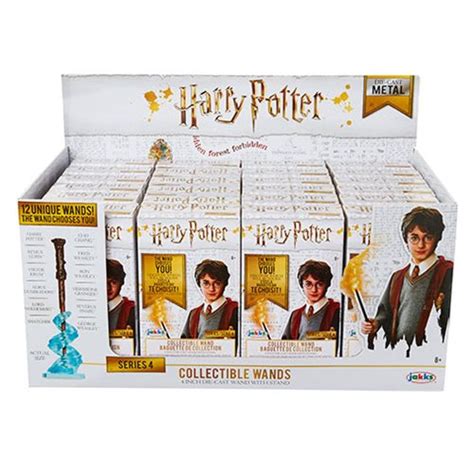 Harry Potter Die Cast Wands Blind Boxed Wave 4 Random 4 Pack