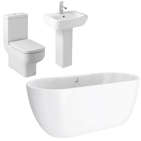 Pro 600 Modern Free Standing Bath Suite Now At Victorian Plumbing