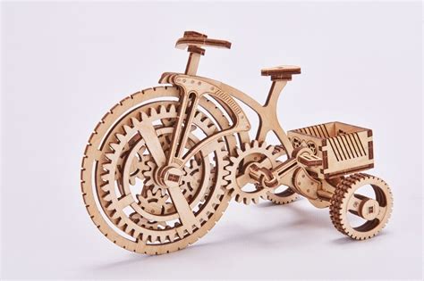 Laser Cut Bicycle Puzzle Cdr File Free Download Vectors File