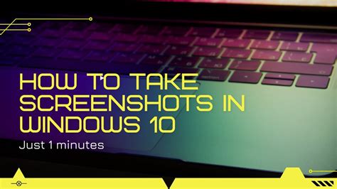 How To Take Screenshots In Windows 10 Screenshot Kaise Le Youtube