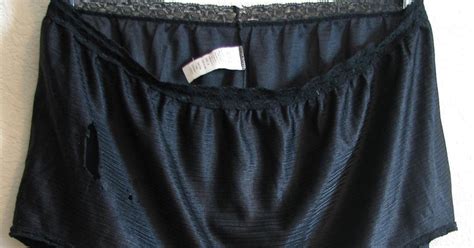 Real Womens Panties Wifes Black Nylon Panties