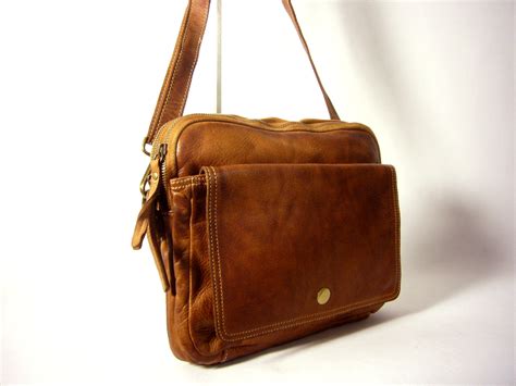 Sac bandoulière femme cuir vintage naturel Sandric-Collection Esprit Cuir