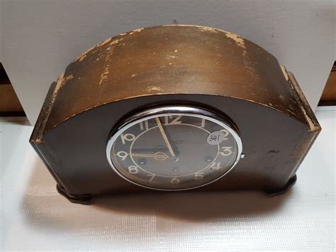 Antique Junghans German Mantle Clock Works