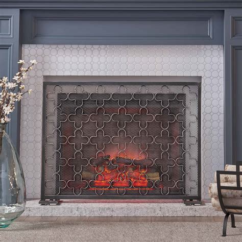 Christopher Knight Home Alleghany Modern Single Panel Fireplace Screen