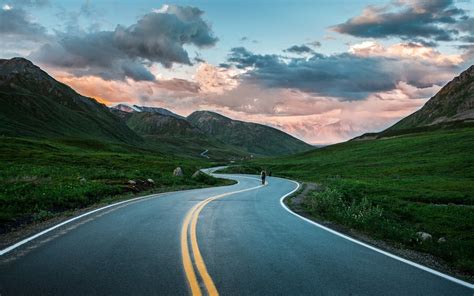 Fondos De Pantalla Paisaje Colina Naturaleza La Carretera Mañana