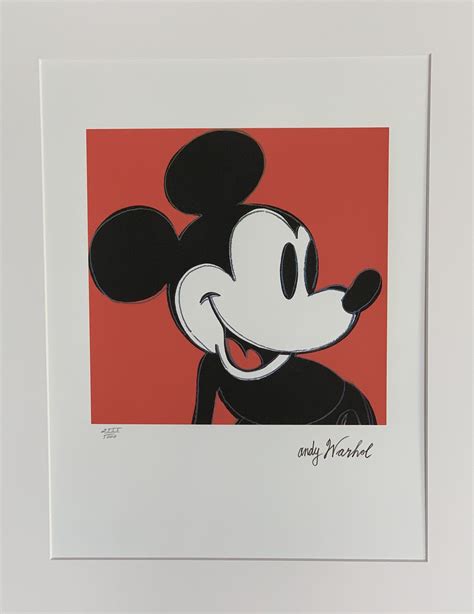 Mickey Mouse By Andy Warhol Shopwarhol