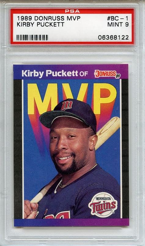 Make sure this fits by entering your model number. Auction Prices Realized Baseball Cards 1989 Donruss MVP Kirby Puckett