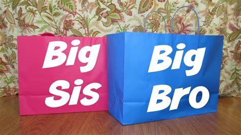 4 fun ways to find christmas gifts for your brother. Big Brother & Big Sister Gifts - YouTube