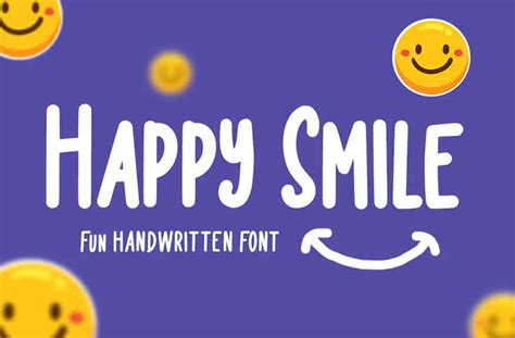 Happy Smile Font