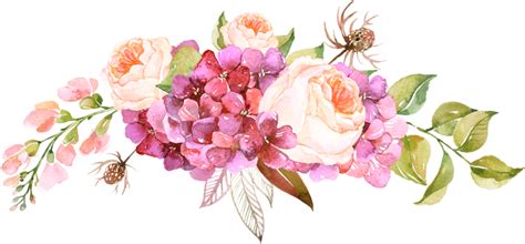 Free Watercolor Flowers Png At Getdrawings Free Download