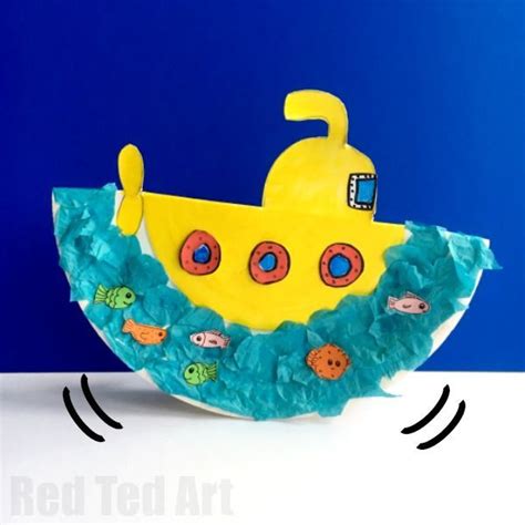 It will last you for up to two weeks. Rocking Paper Plate Submarine Craft for Preschoolers - Red ...