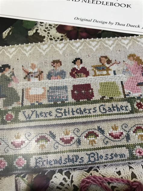 Aida fabric is simply an open weave fabric commonly. Where Stitchers Gather Counted Cross Stitch pattern and ...
