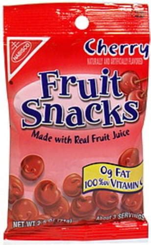 Nabisco Cherry Fruit Snacks 25 Oz Nutrition Information Innit