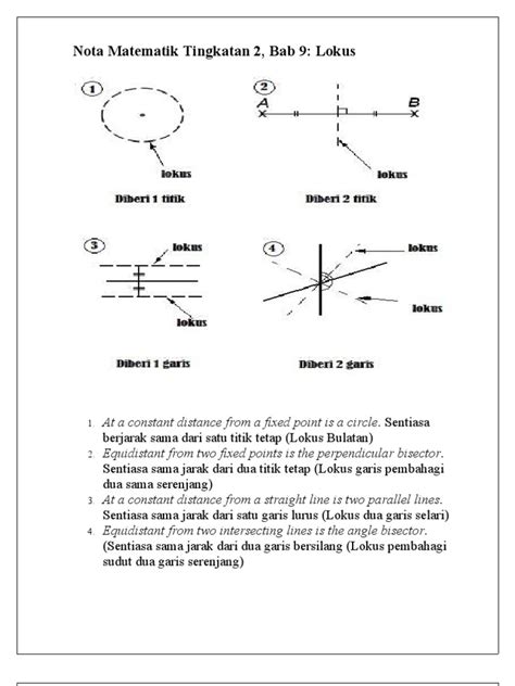 Translation(translasi) o pergerakan semua titik objek pada jarak dan arah yang sama. Nota Matematik Tingkatan 2