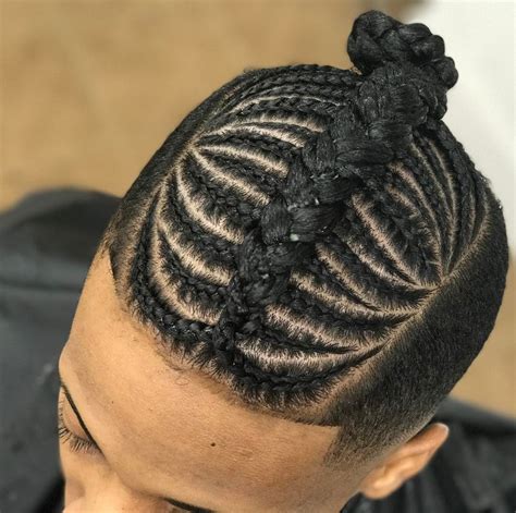braided man bun mens braids hairstyles braided hairstyles cool braid hairstyles