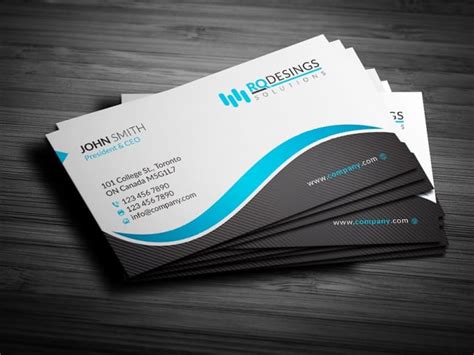 They will get you up and running with your own business card in no time. Design business card carte de visite with two concepts by ...