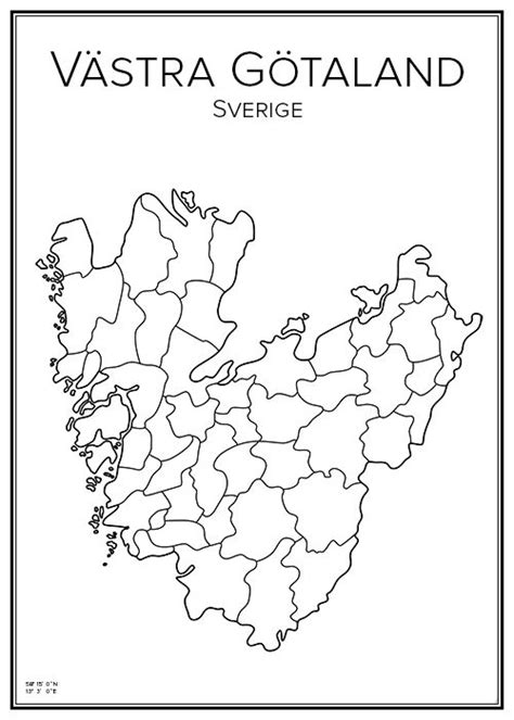 Old maps of västra götaland karta öfver götarike eller södra delen af swerige 1: Västra Götalands län | Handritat, Geografi och Vinetiketter