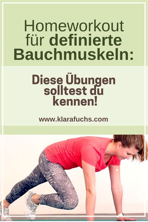 Make social videos in an instant: Bauchworkout für Zuhause - Klara Fuchs | Bauchworkout ...