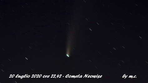 Fotola Cometa Neowise Splende Nel Cielo Valsassinese