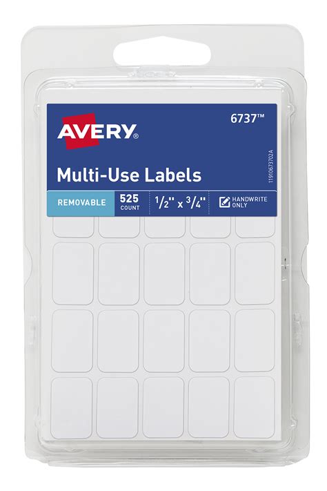 Avery Labels Removable All Purpose Labels 525ct Avery 6737 Tags Label