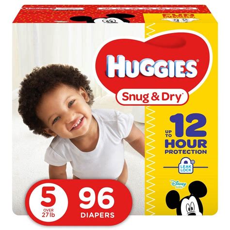 Huggies Snug And Dry Diapers Super Pack Size 5 76ct Baby Diapers