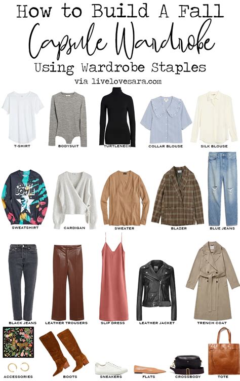 Fall Capsule Wardrobe Essentials Livelovesara