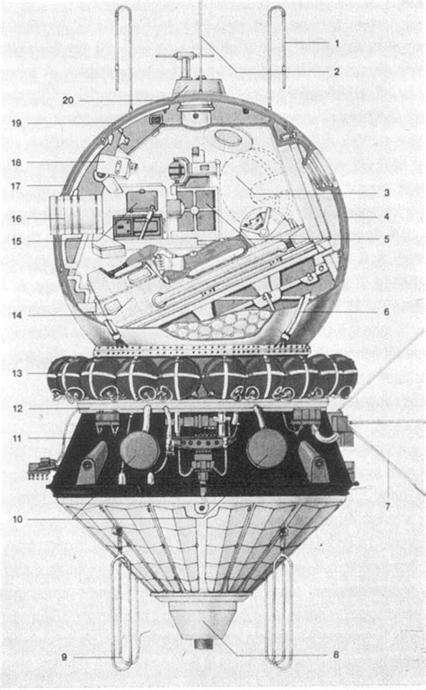 Vostok 6 Diagram Carried The First Woman Into Space In 1963 Space