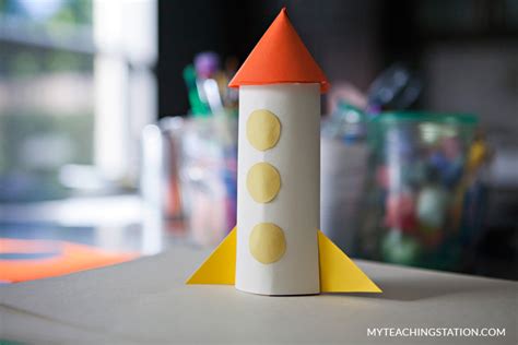 Make A Rocket Using Toilet Paper Roll